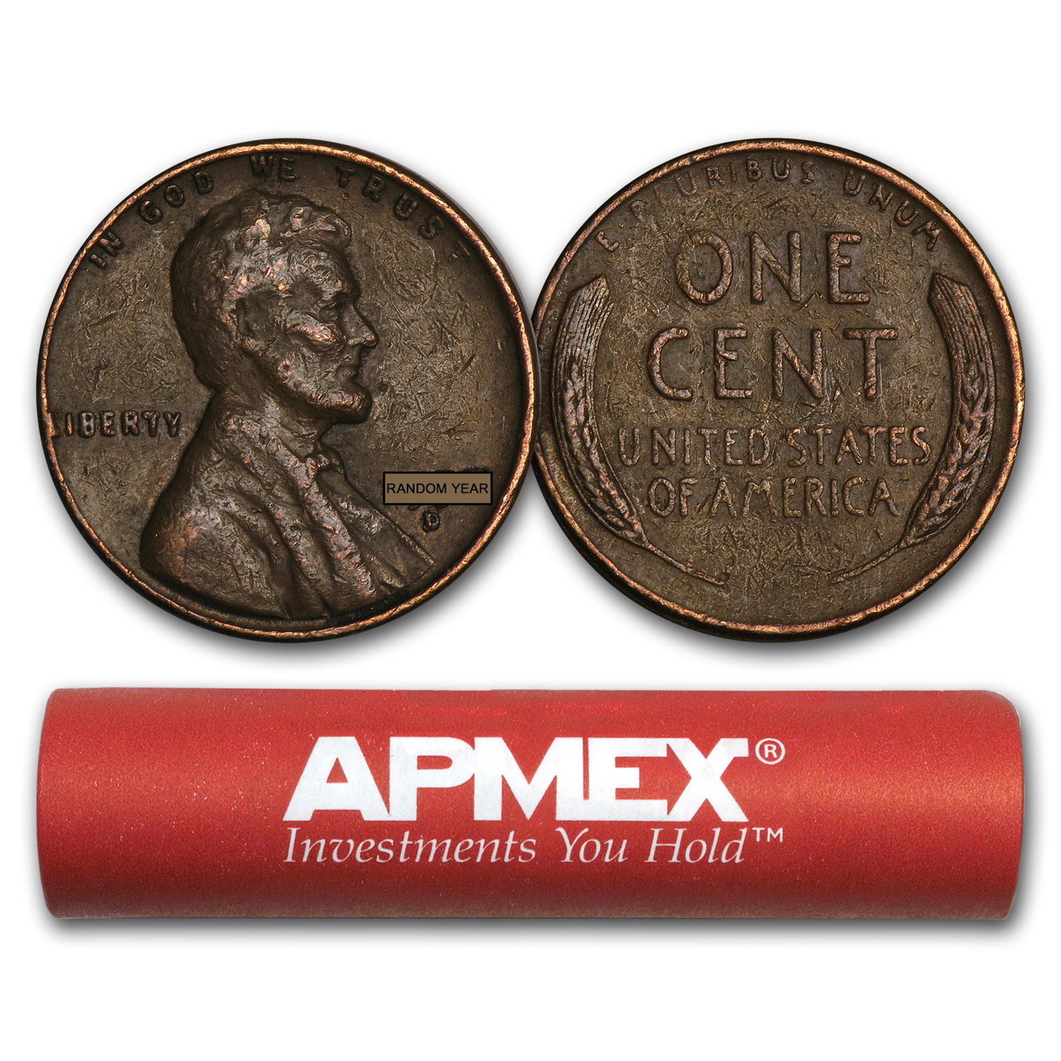 1 Roll Lincoln Wheat Cents CULLS